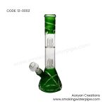 12 inch Double Dome Percolator Beaker Water Bong